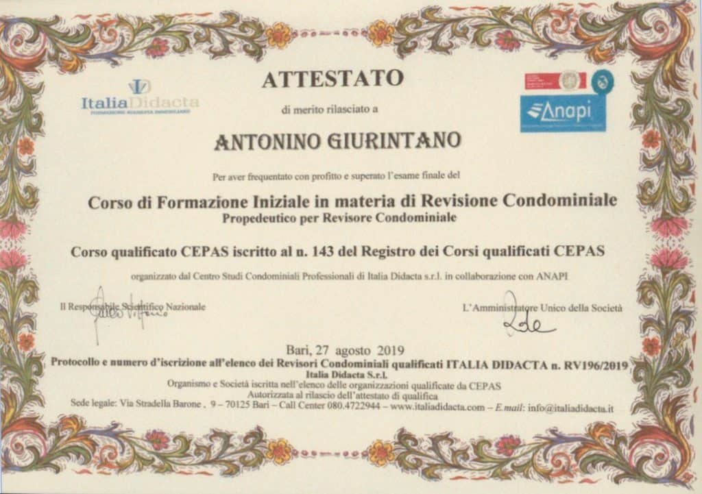 certificazione formativa