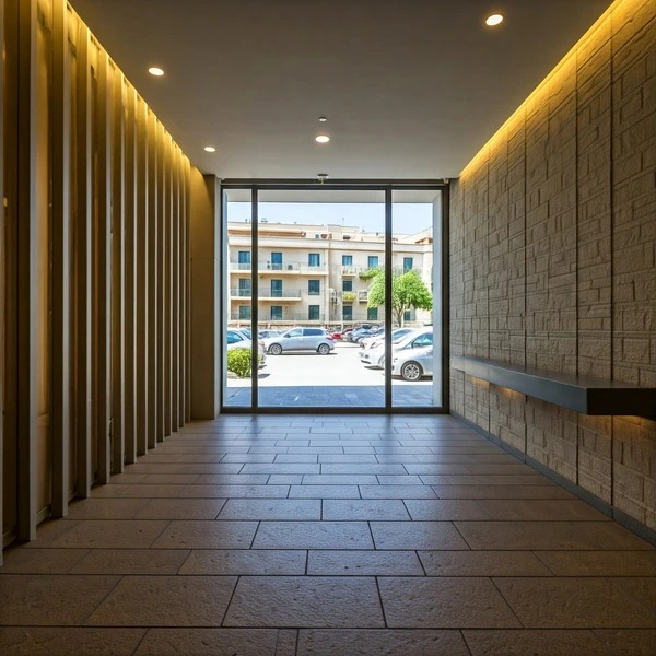 Androne curato condominio Palermo