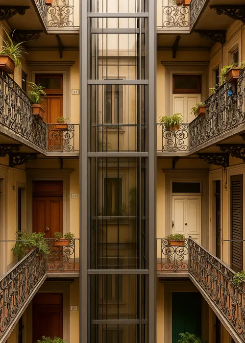 Amministratore di Condominio a Palermo e Bagheria – Studio Giurintano 12 Ascensore esterno condominiale