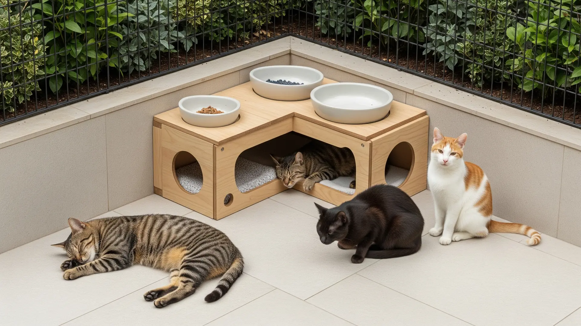 Gatti in condominio