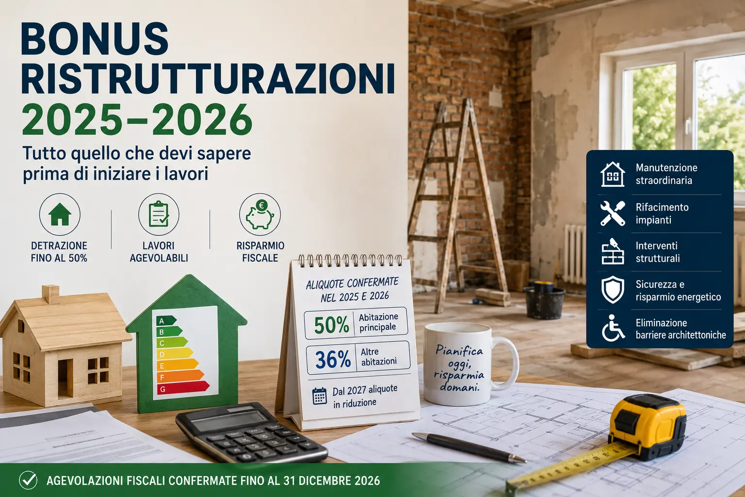 Bonus Ristrutturazioni 2025–2026 3 bonus ristrutturazioni